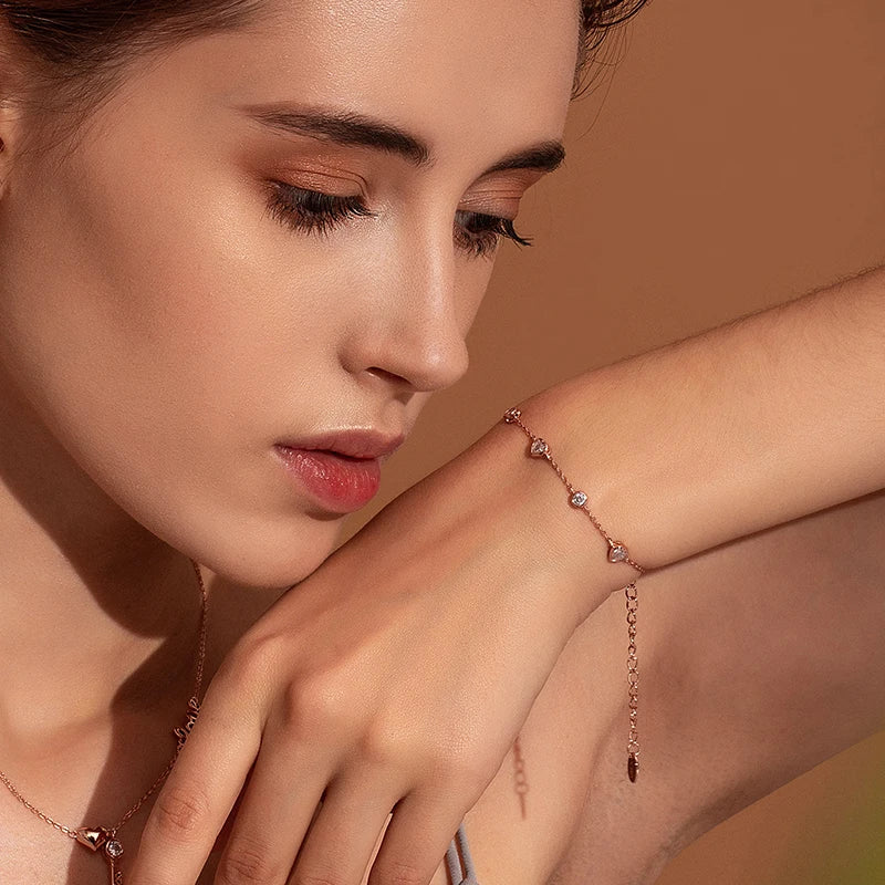 Pulseira Feminina Amelie Rosé