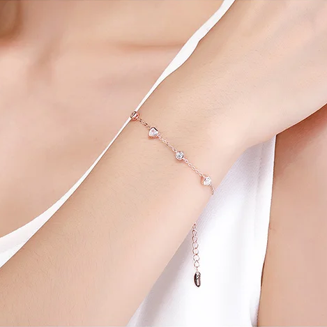 Pulseira Feminina Amelie Rosé