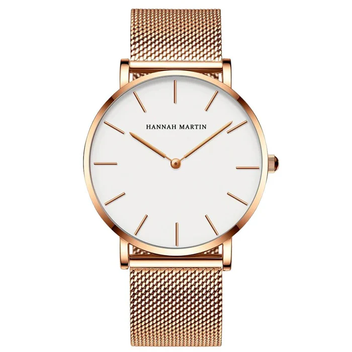 Relógio Minimalista Feminino Luce Rosata 40mm