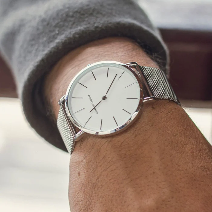 Relógio  Masculino Minimalista Argento Solare 40mm