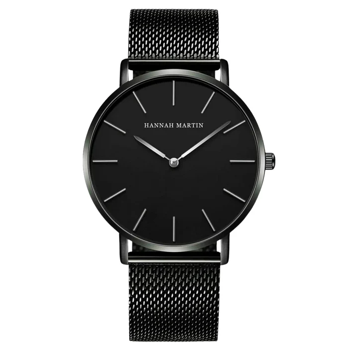 Relógio  Maculino Minimalista Nero Noctis 40mm