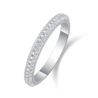 Anel Feminino Ouro Branco Lumière