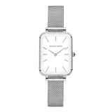 Relógio Feminino Quadrado Luna Silver 34mm