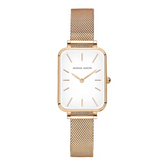 Relógio Feminino Quadrado Ivory Rosé 34mm