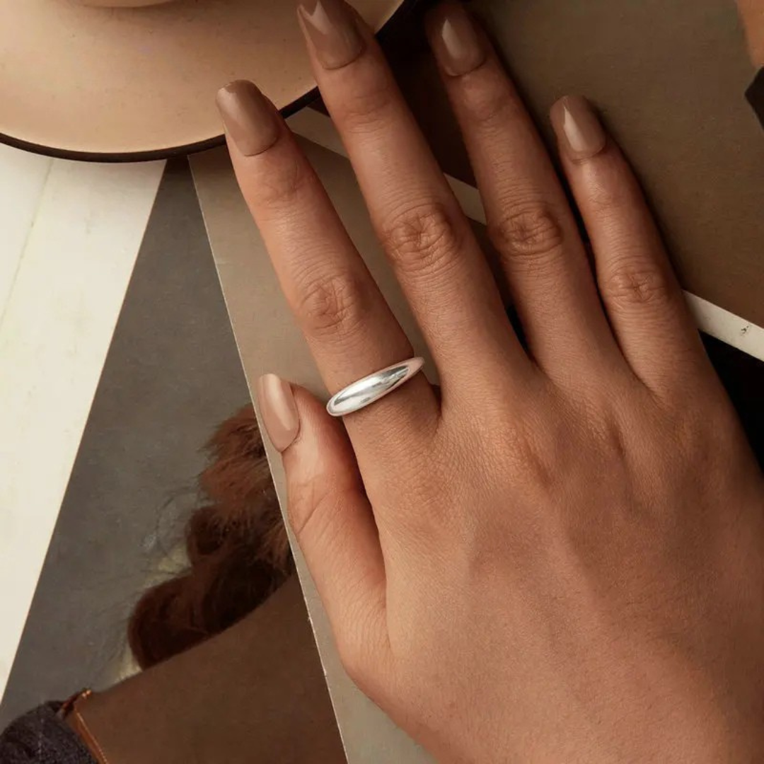 Anel Feminino  Eterno Classico Silver