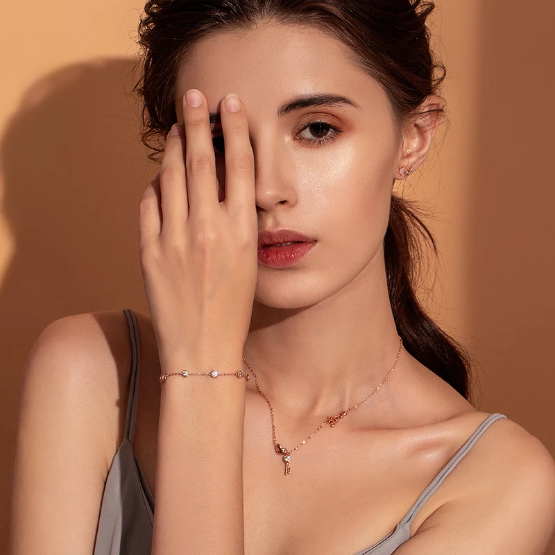 Pulseira Feminina Amelie Rosé