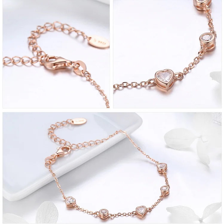 Pulseira Feminina Amelie Rosé