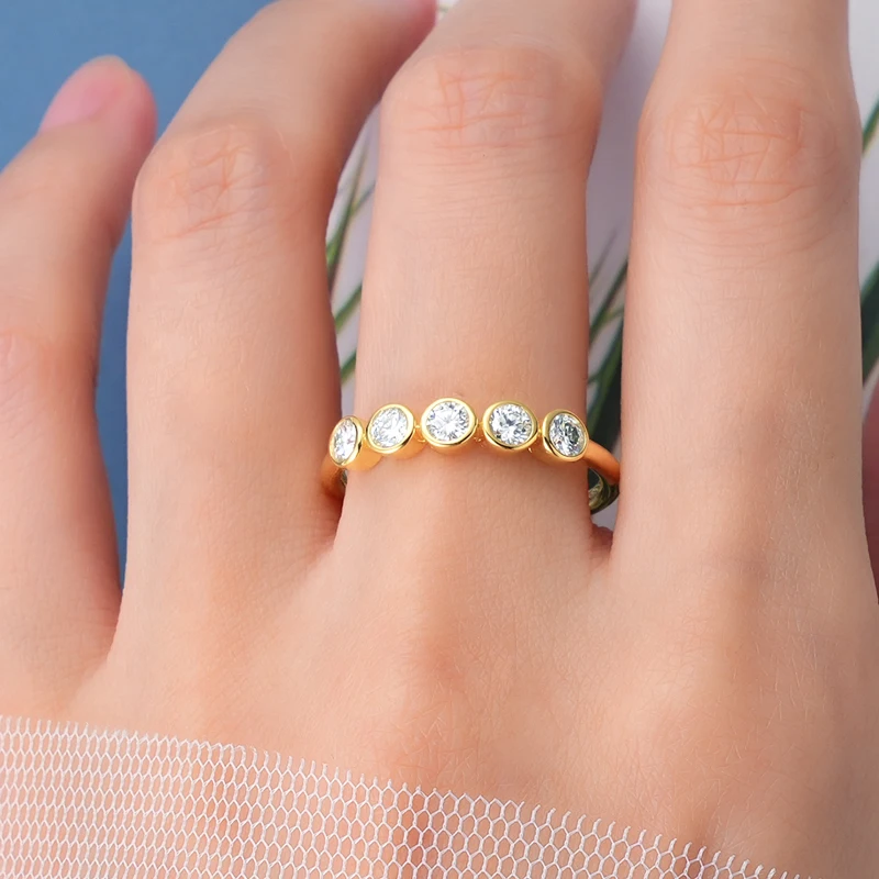 Anel Feminino Eternit Gold