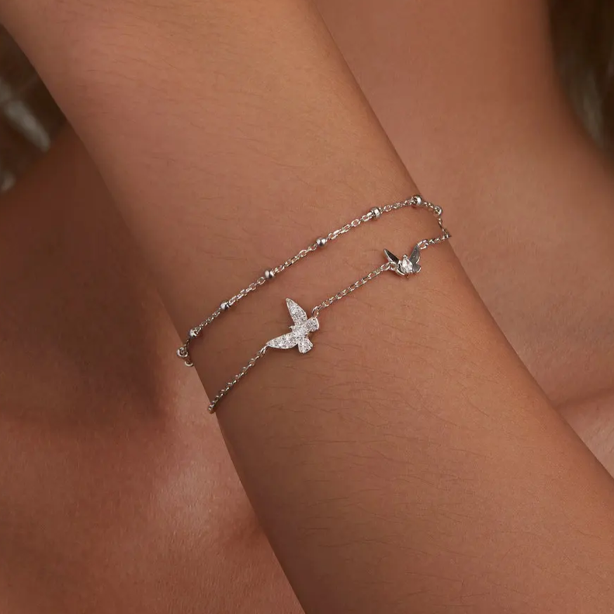 Pulseira Feminina Blank silver