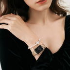 Relógio Feminino Quadrado Noir Rosé 34mm