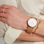 Relógio Minimalista Feminino Luce Rosata 40mm