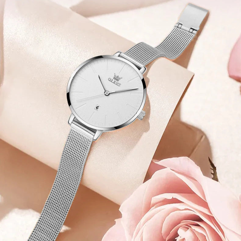 Relógio Feminino Petie Classic Silver 33mm