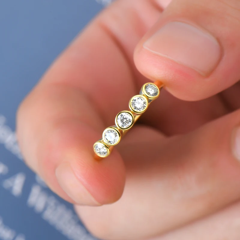 Anel Feminino Eternit Gold