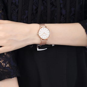 Relógio Minimalista Feminino Luce Rosata 40mm