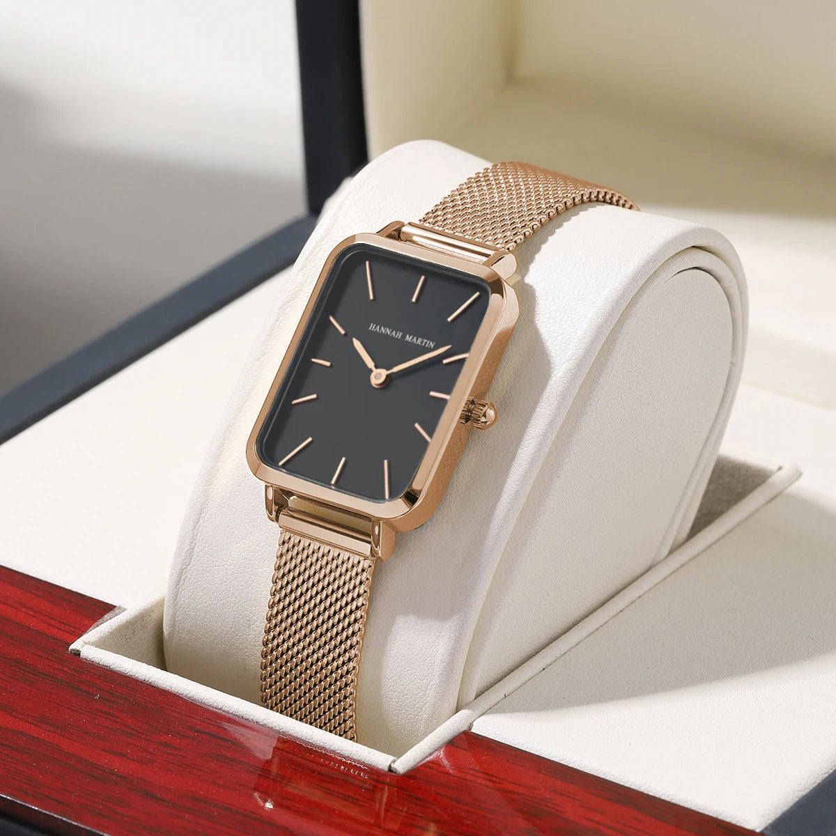 Relógio Feminino Quadrado Noir Rosé 34mm