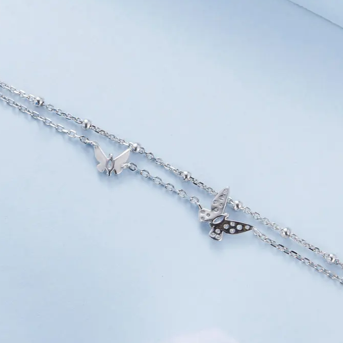 Pulseira Feminina Blank silver