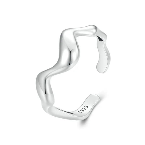 Anel Feminino Prata Ondara