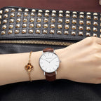 Relógio Feminino Pulseira de Couro Émira 36mm