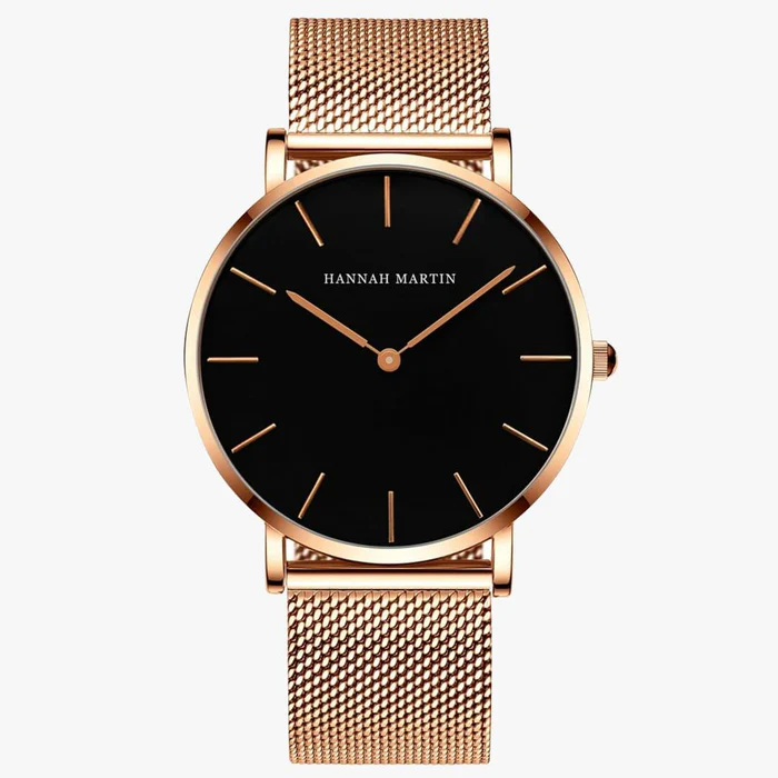 Relógio  Minimalista Feminino Rosé Ombra 40mm